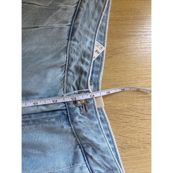 NWT Madewell Curvy Harlow Wide Leg Denim Trouser Jeans Womens Size 31 W Light - Picture 4 of 11